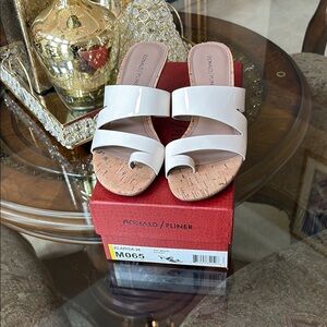 Donald J. Pliner Cream Sandals